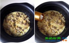 葱香牛肉烩小米的做法