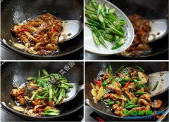 仔姜青椒鸡皮的做法