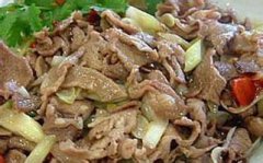 凉拌羊肉丝