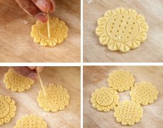 梦幻的向日葵饼干