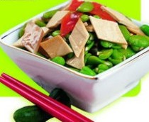 牛肝炒豌豆